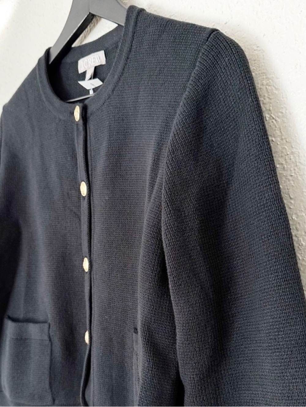 J.Crew New relaxed Emilie sweater lady jacket - Picture 6 of 9